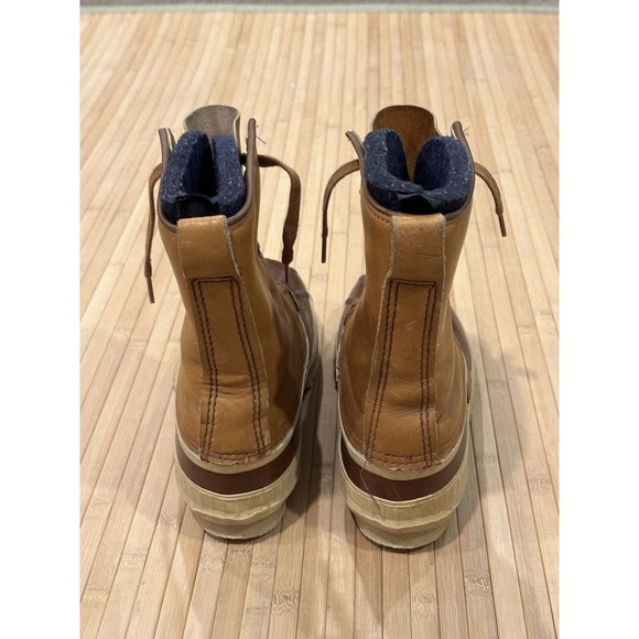 Sorel VTG Cheyenne Rawhide Leather Insulated Rubber Duck Boots Sz 6 / 7 Or 5 M - Picture 7 of 14